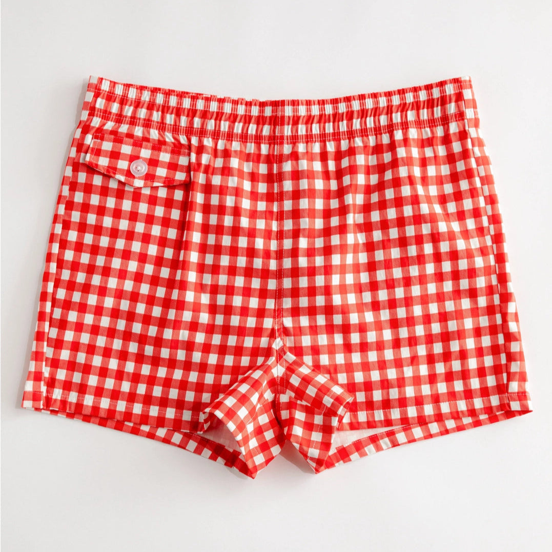 Cabana Swim Trunk: Red
