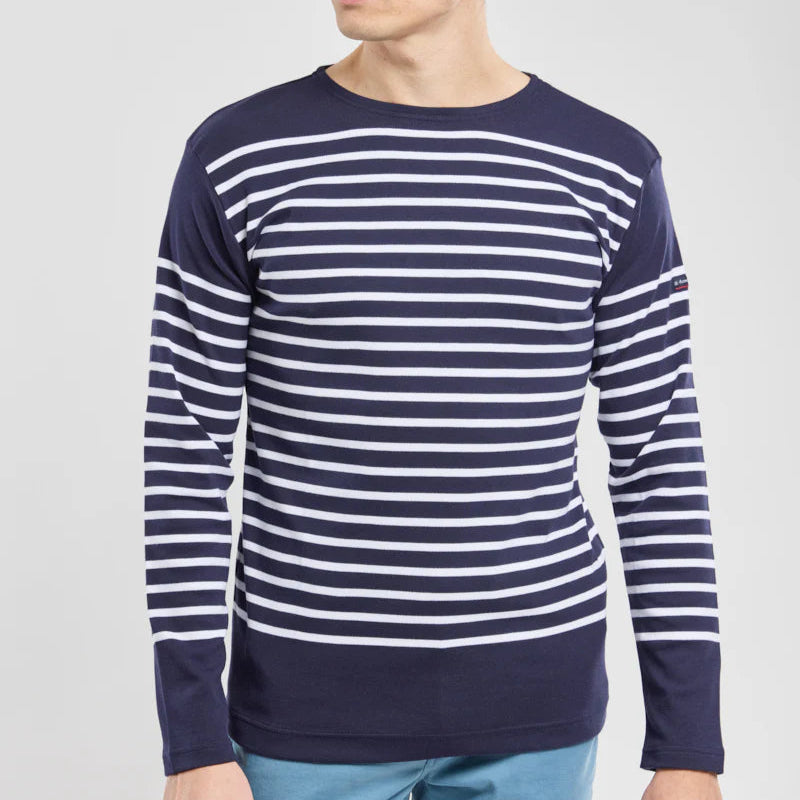 Breton Striped Shirt L/S: Navy & White