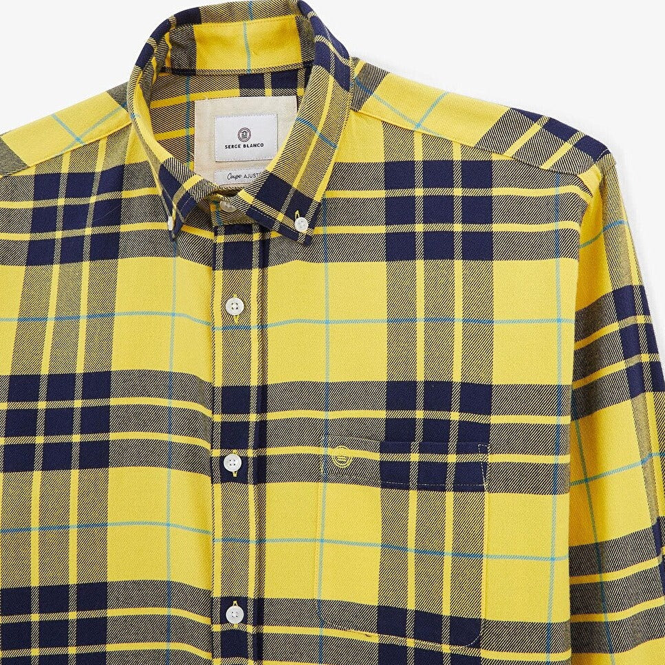 Plaid Shirt L/S: Yellow