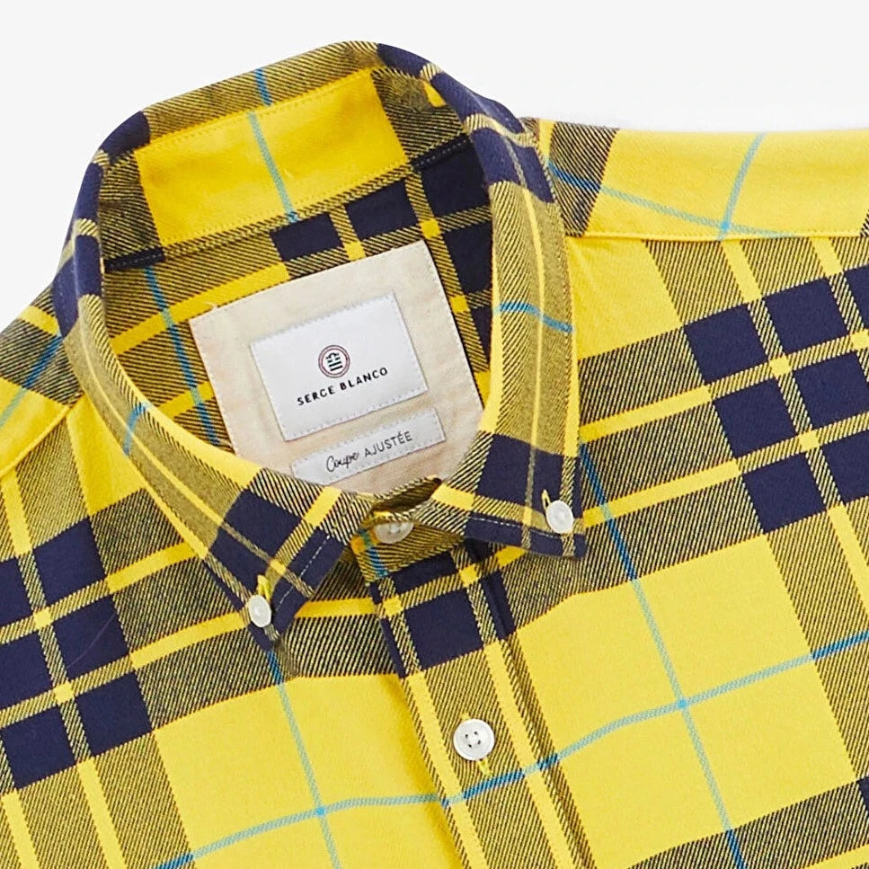 Plaid Shirt L/S: Yellow