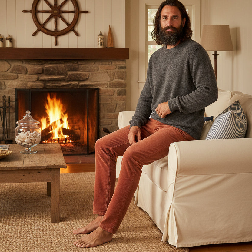 330 Tapered Corduroy Pant: Sienna