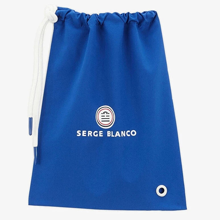Solid Swim Trunk: Blue Work