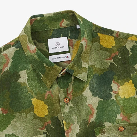 Whimsical Camouflage Shirt S/S: Green