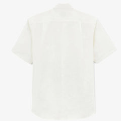 Solid Linen Shirt S/S: White