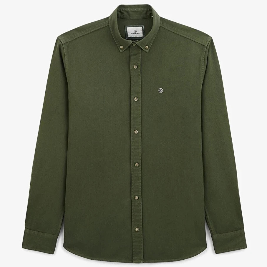 Thick Outdoor Shirt L/S: Military Green