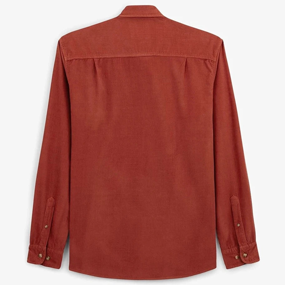 Corduroy Shirt L/S: Pumpkin
