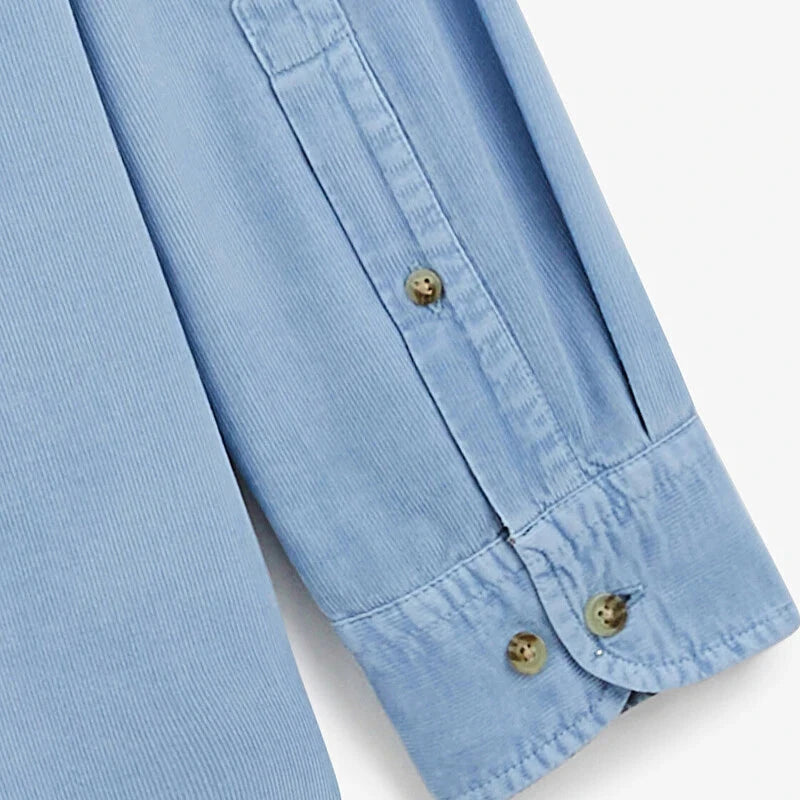 Corduroy Shirt L/S: Aviator Blue