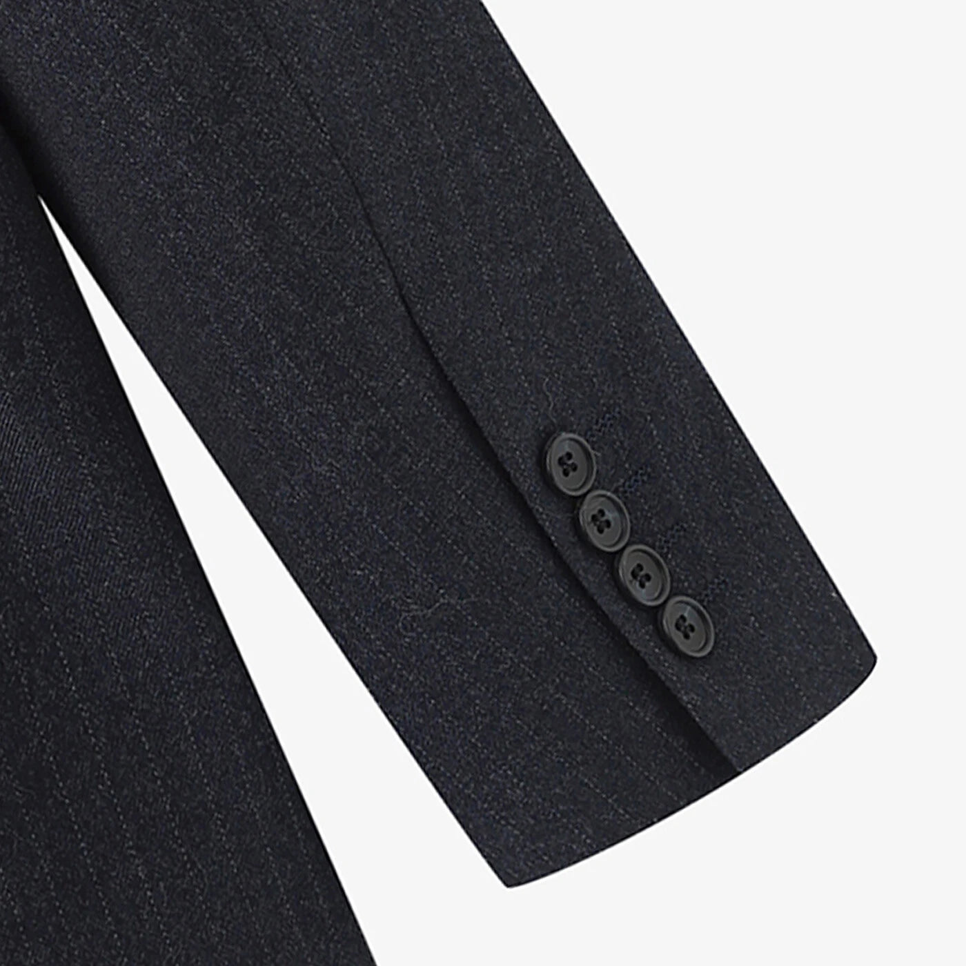 Simon Pinstripe Blazer: Denim Blue