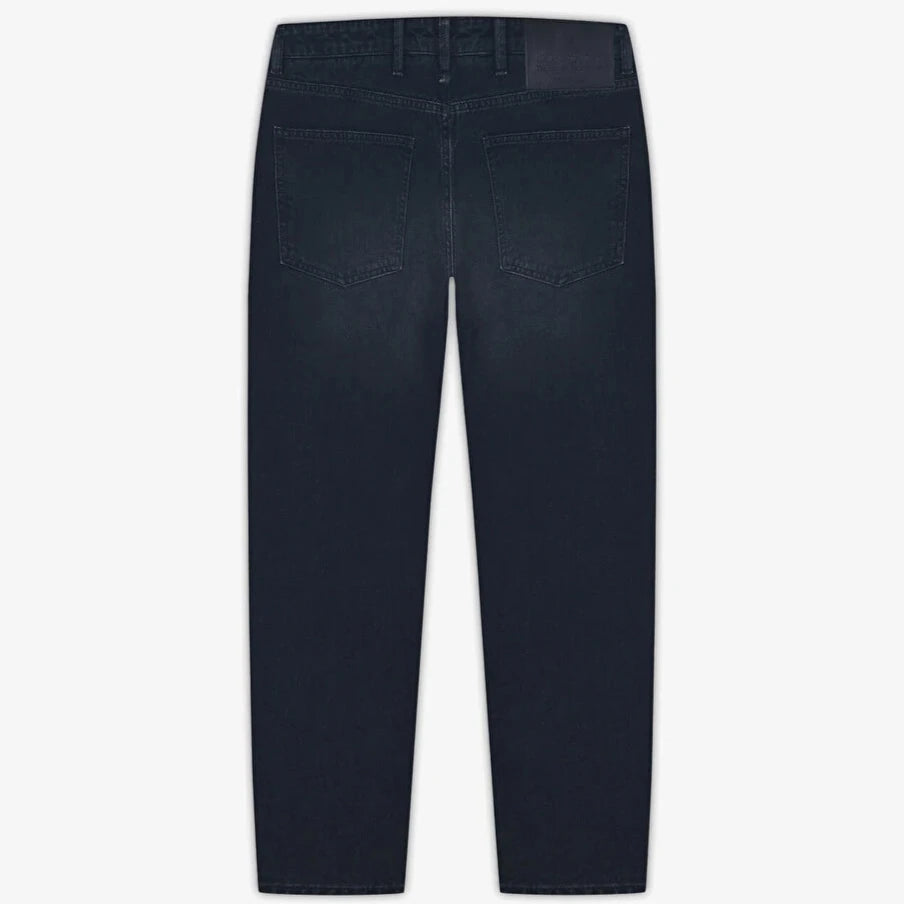 Tapered 5-Pocket Denim: Black