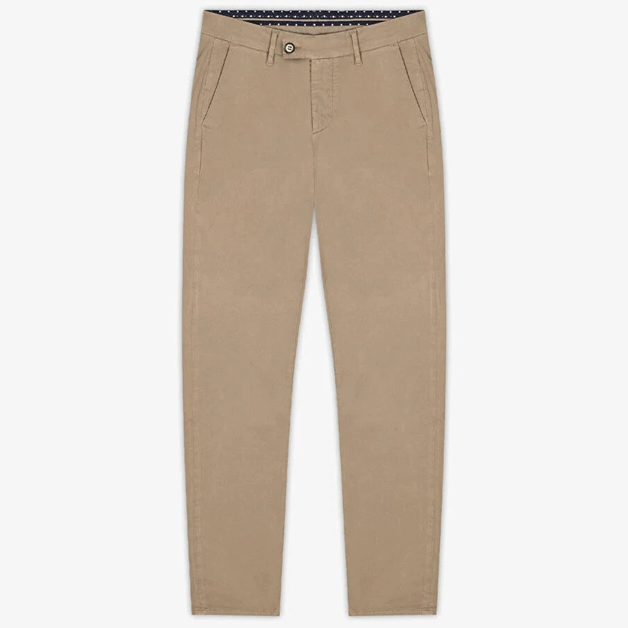 City Satin Chino Pant: Sauge Green