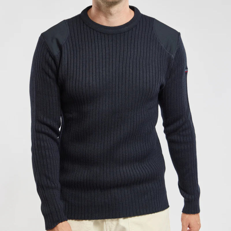 Binic Military Sweater L/S: Dark Navy
