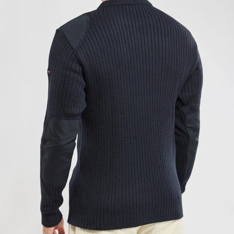 Binic Military Sweater L/S: Dark Navy