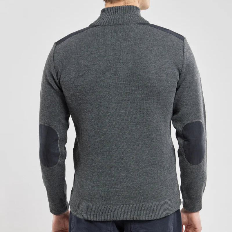 Full Zip Cardigan L/S: Grey