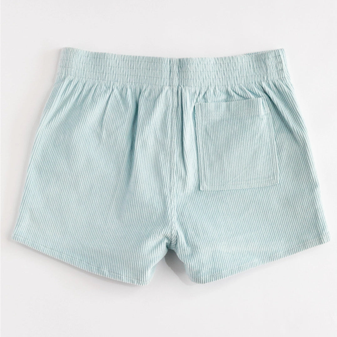 Stretch Corduroy Short: Sky Blue