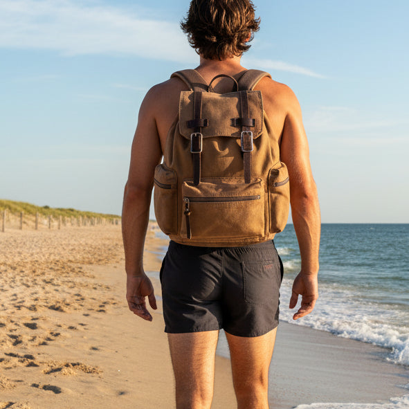 Trail Backpack: Camel