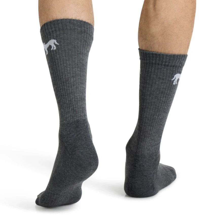 Crew Sock: Dark Heather
