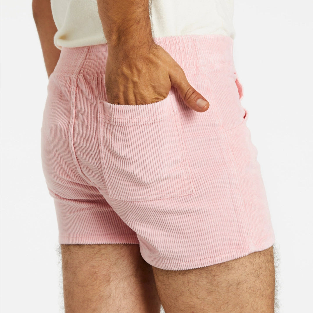 Stretch Corduroy Short: Pink