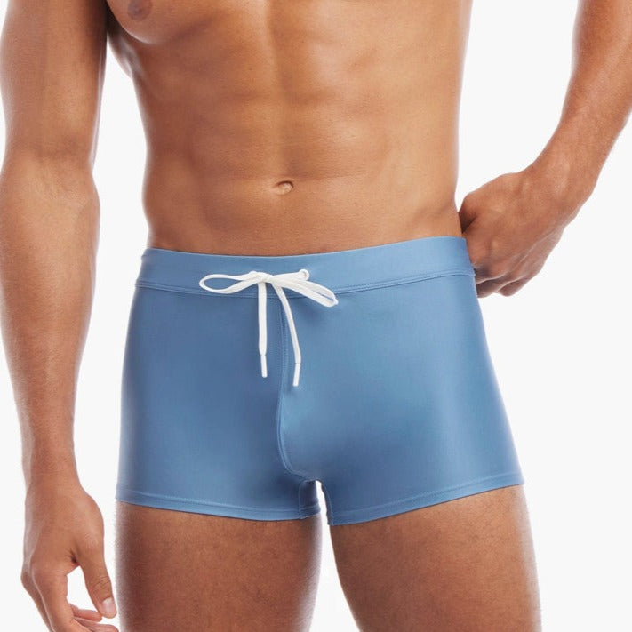 Cabo Swim Trunk: Lichen Blue