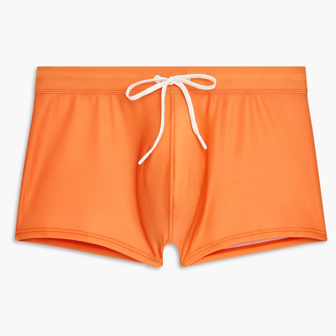 Cabo Swim Trunk: Sun Orange