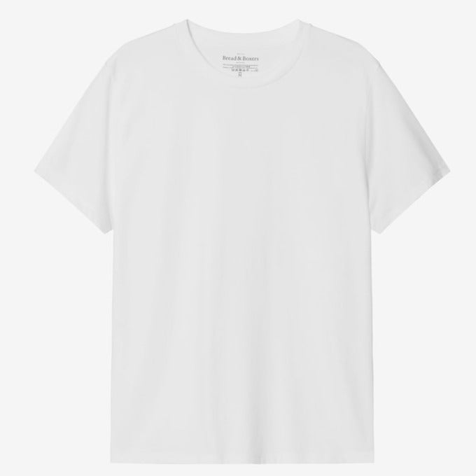 Crew Neck Tee S/S: White