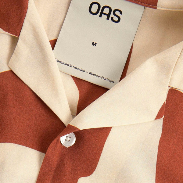 【2plan】Rust basic shirt Polo Shirts Man VINCELLE Polo ORANGE RUSSET