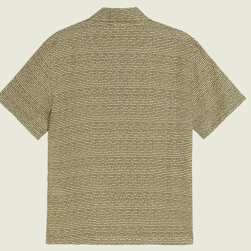 Dimi Girona Linen Shirt: Black & Ecru