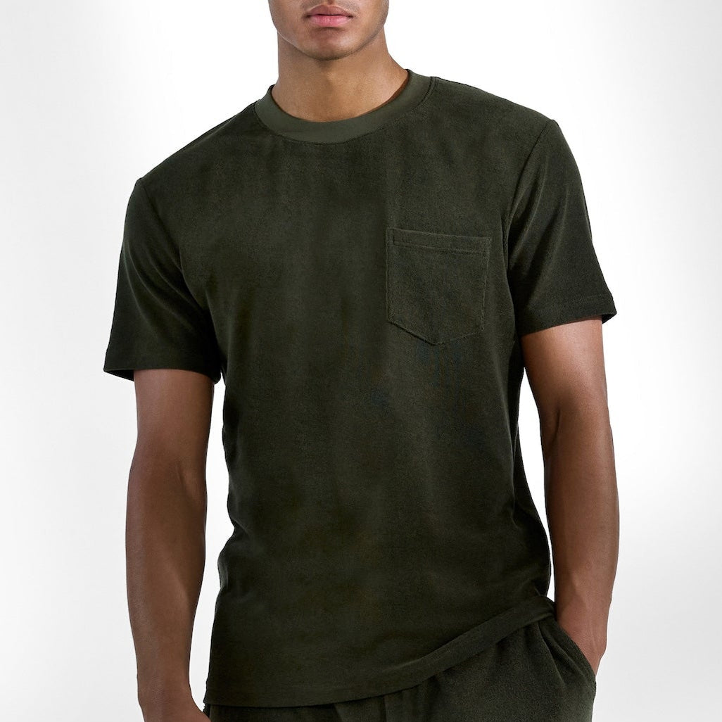 Terry Tee S/S: Army Green