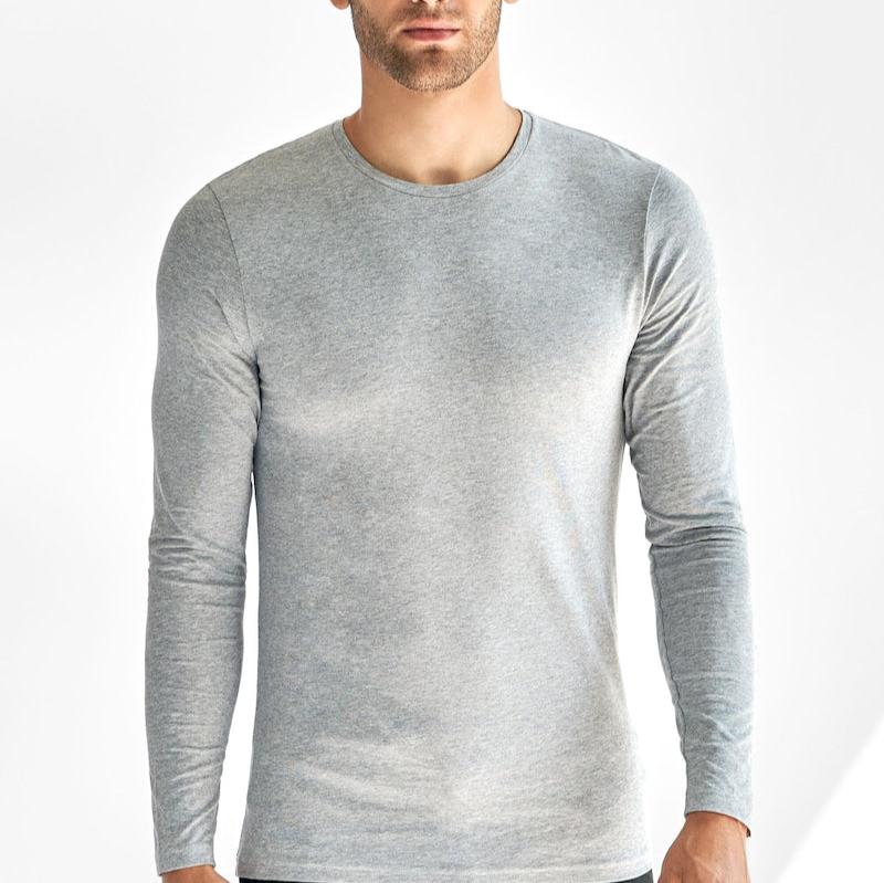 Long Sleeve Crew-Neck: Grey