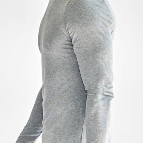 Long Sleeve Crew-Neck: Grey
