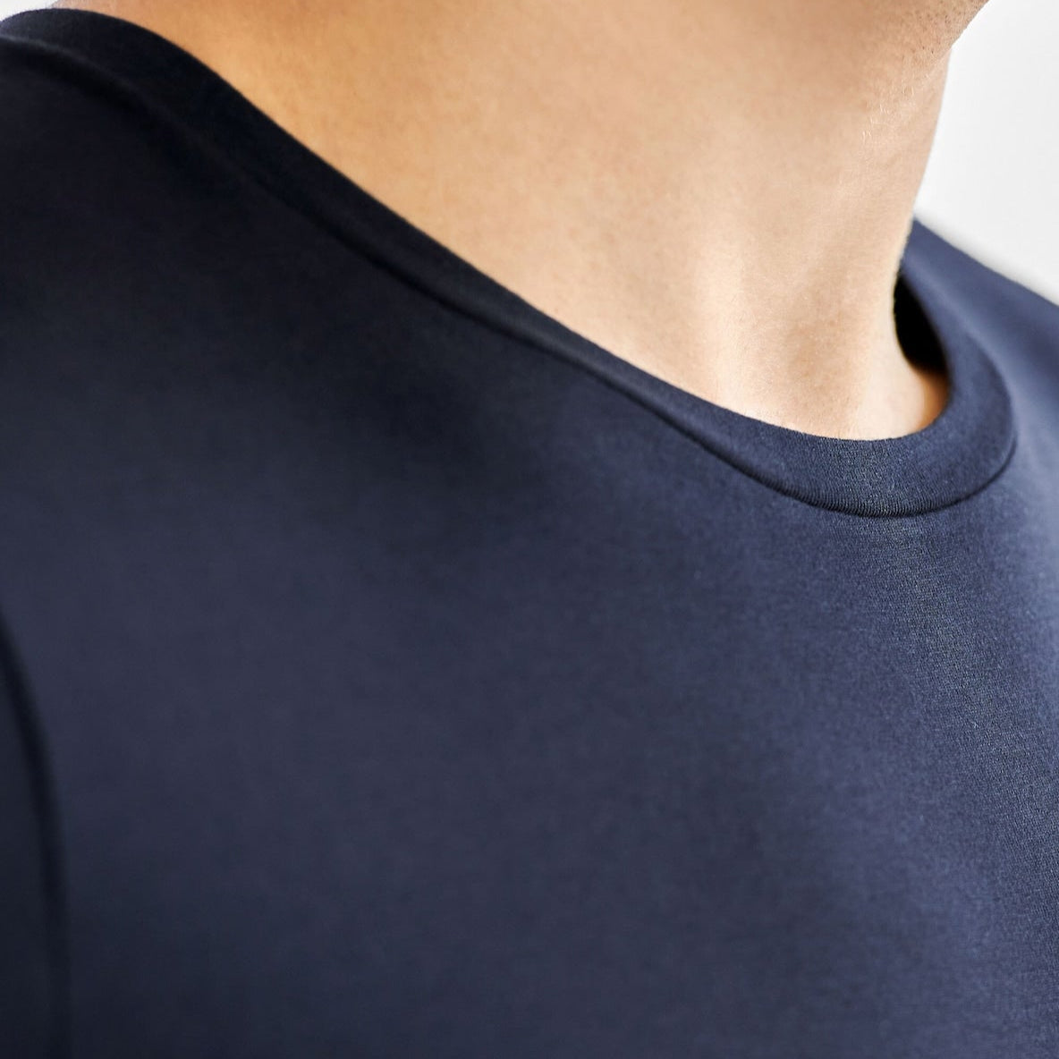 Long Sleeve Crew-Neck: Dark Navy