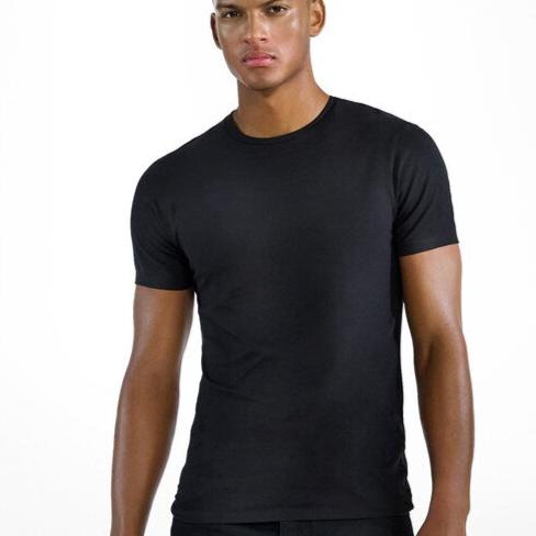Crew-Neck Tencel S/S: Black