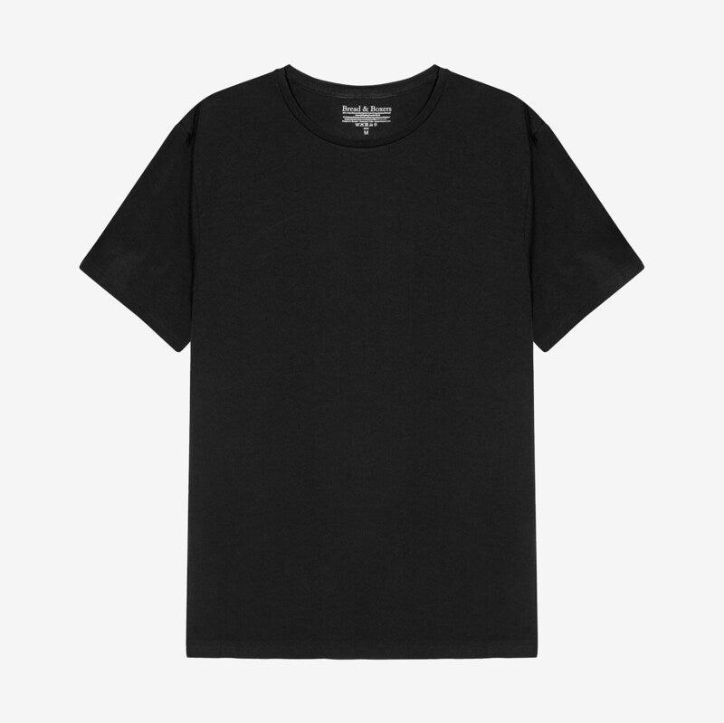 Crew-Neck Tencel S/S: Black