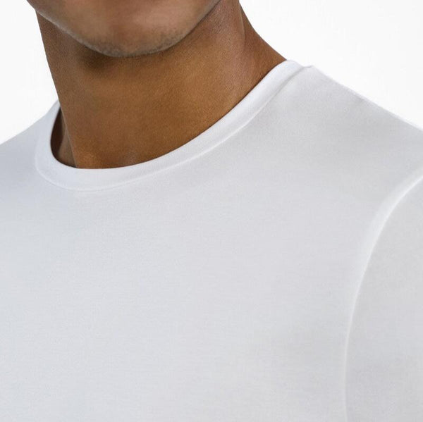 Crew-Neck Tencel S/S: White – Henry & Company