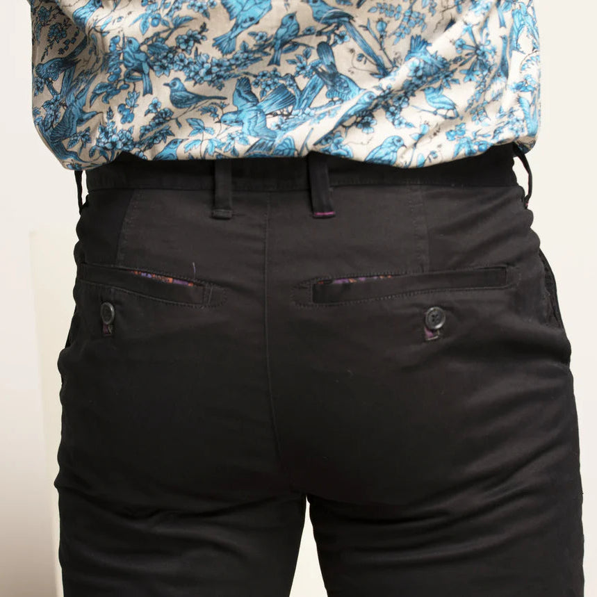 Jack Luxe Chino Pant: Black