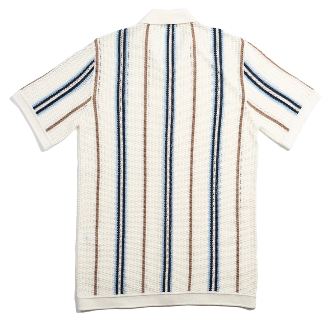 Fisherman Crochet Shirt S/S: White