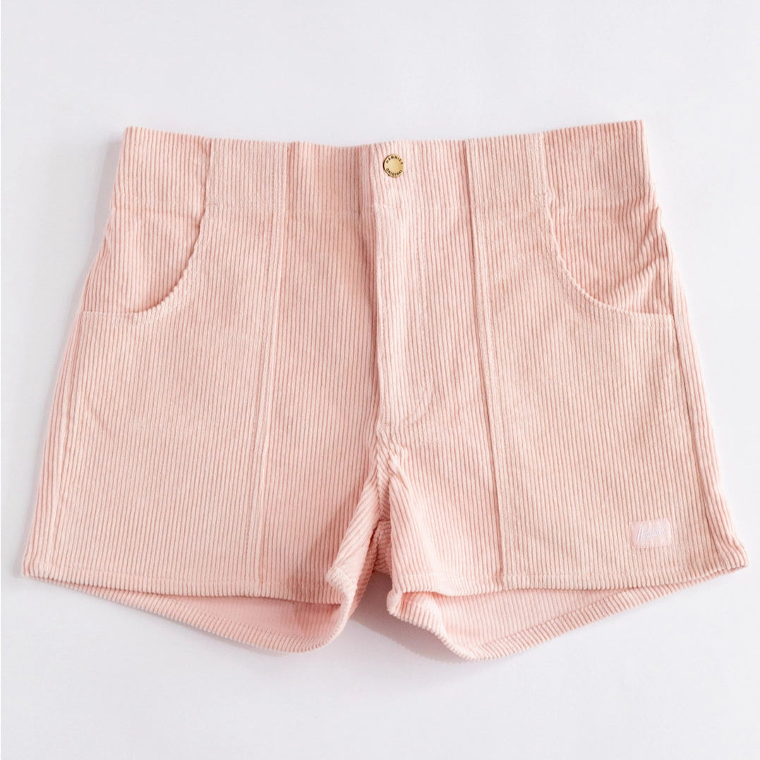 Stretch Corduroy Short: Pink