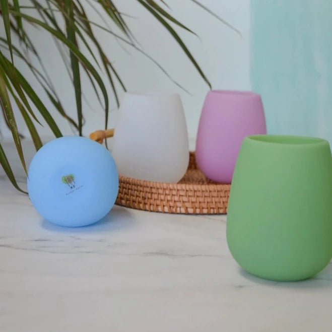Travel Silicone Wine Glass: Pink