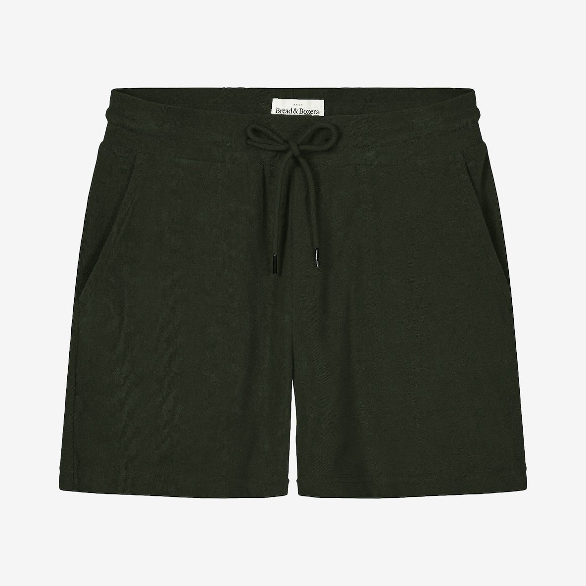 Terry Shorts: Army Green
