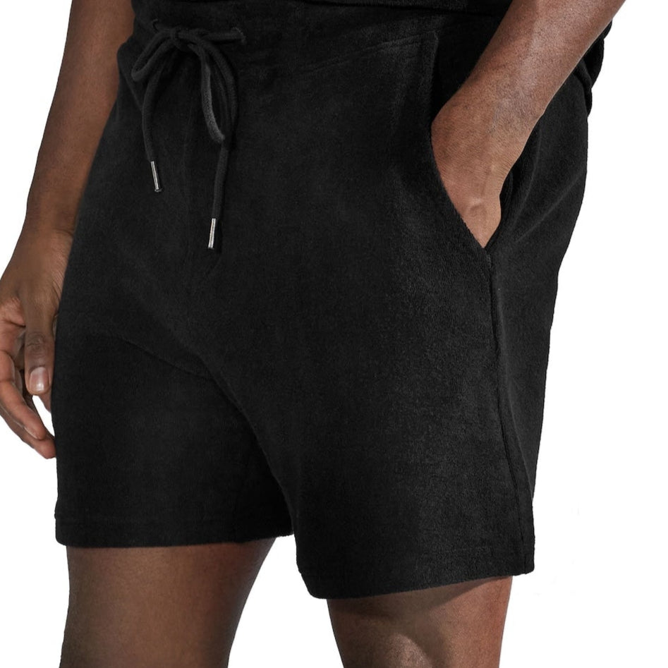 Terry Shorts: Black