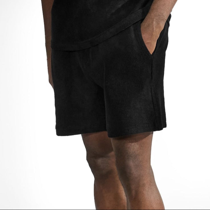 Terry Shorts: Black