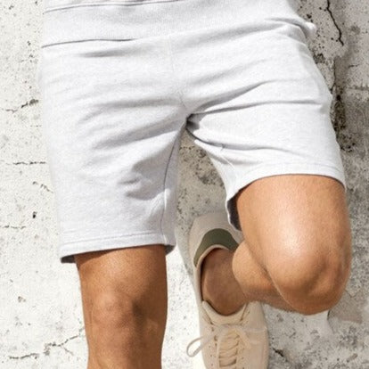 Lounge Short: Light Grey Melange