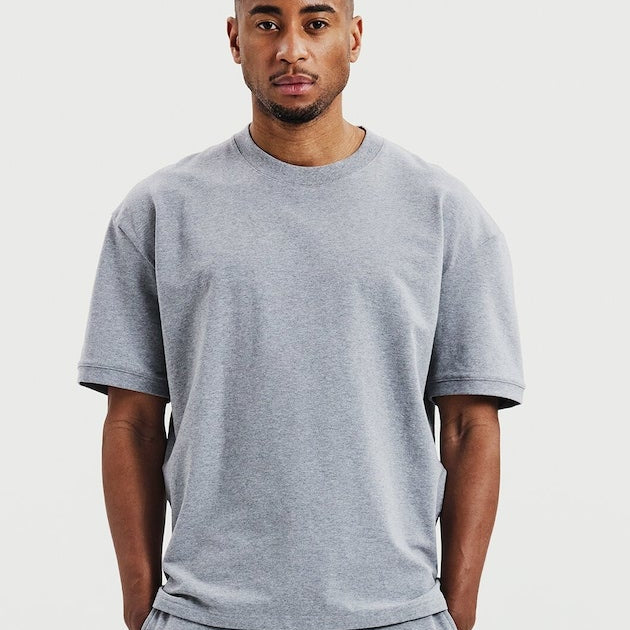 Lounge Tee S/S: Grey Mélange