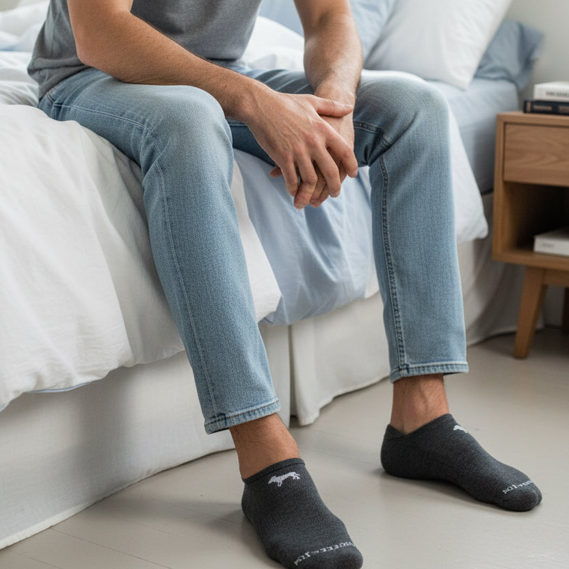 Ankle Sock: Dark Heather Grey