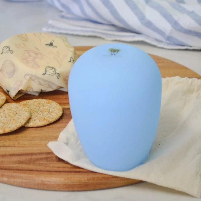 Travel Silicone Wine Glass: Blue