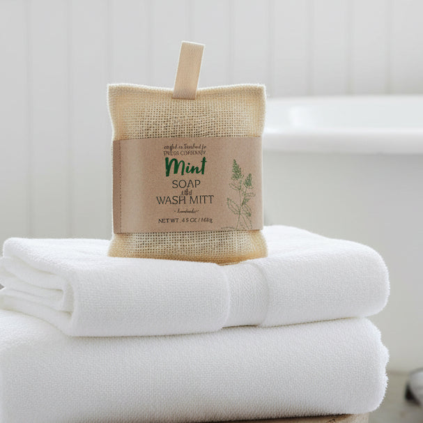 Exfoliating Bath Mitt: Mint