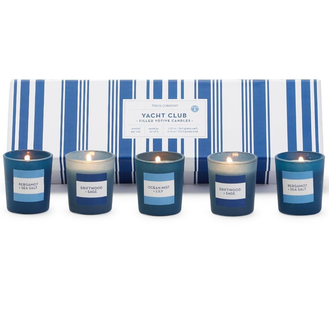 Scented Soy Wax Candles: Yacht Club S/5