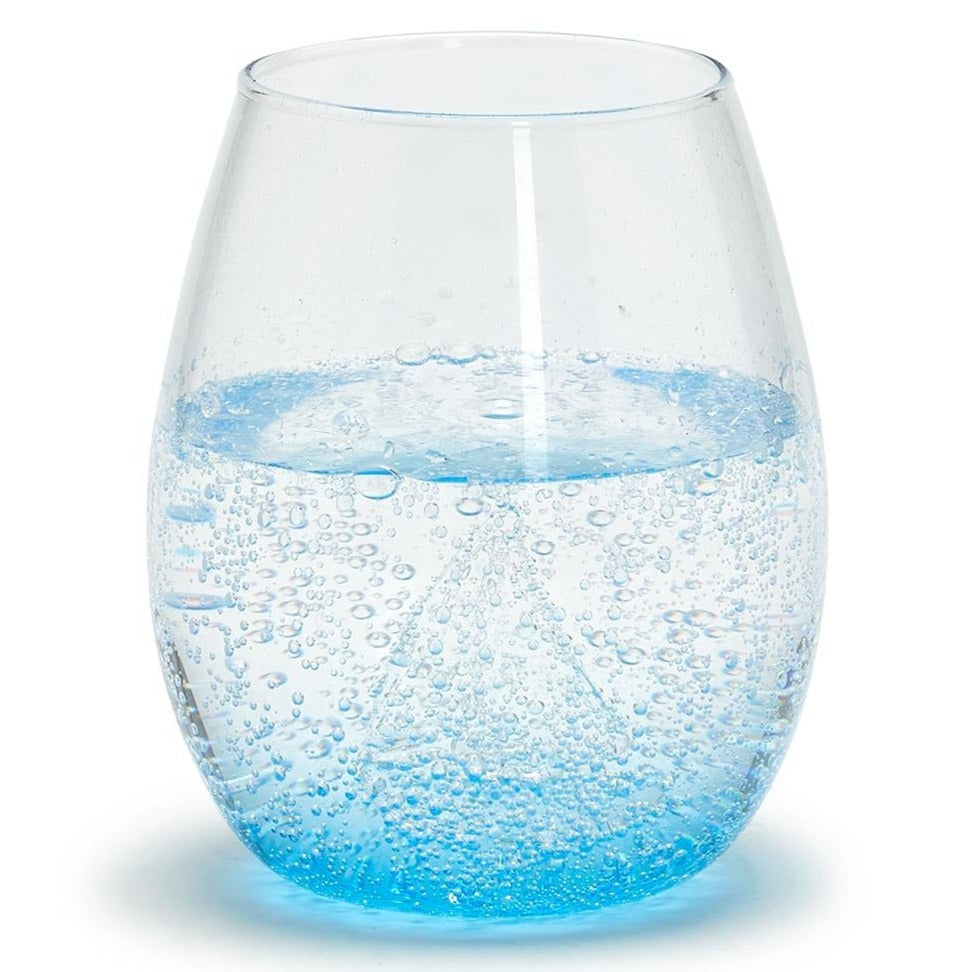 Sailboat Icon Stemless Wine Glass