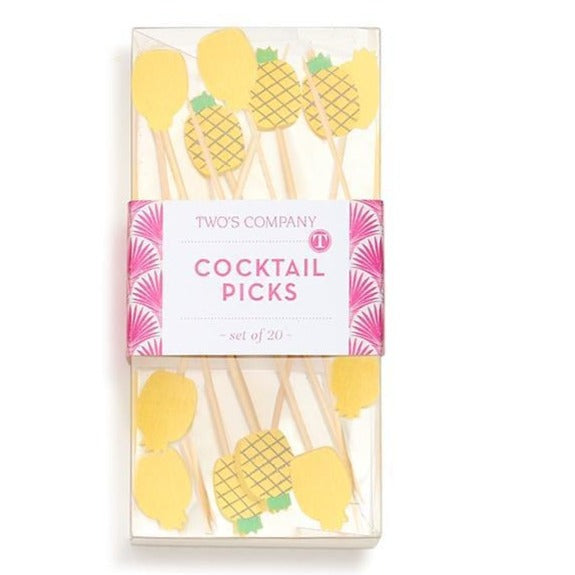 Tropical Cocktail Picks: Pineapple