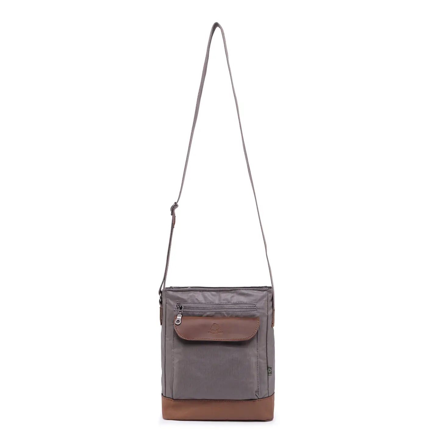Urban Canvas Crossbody: Grey
