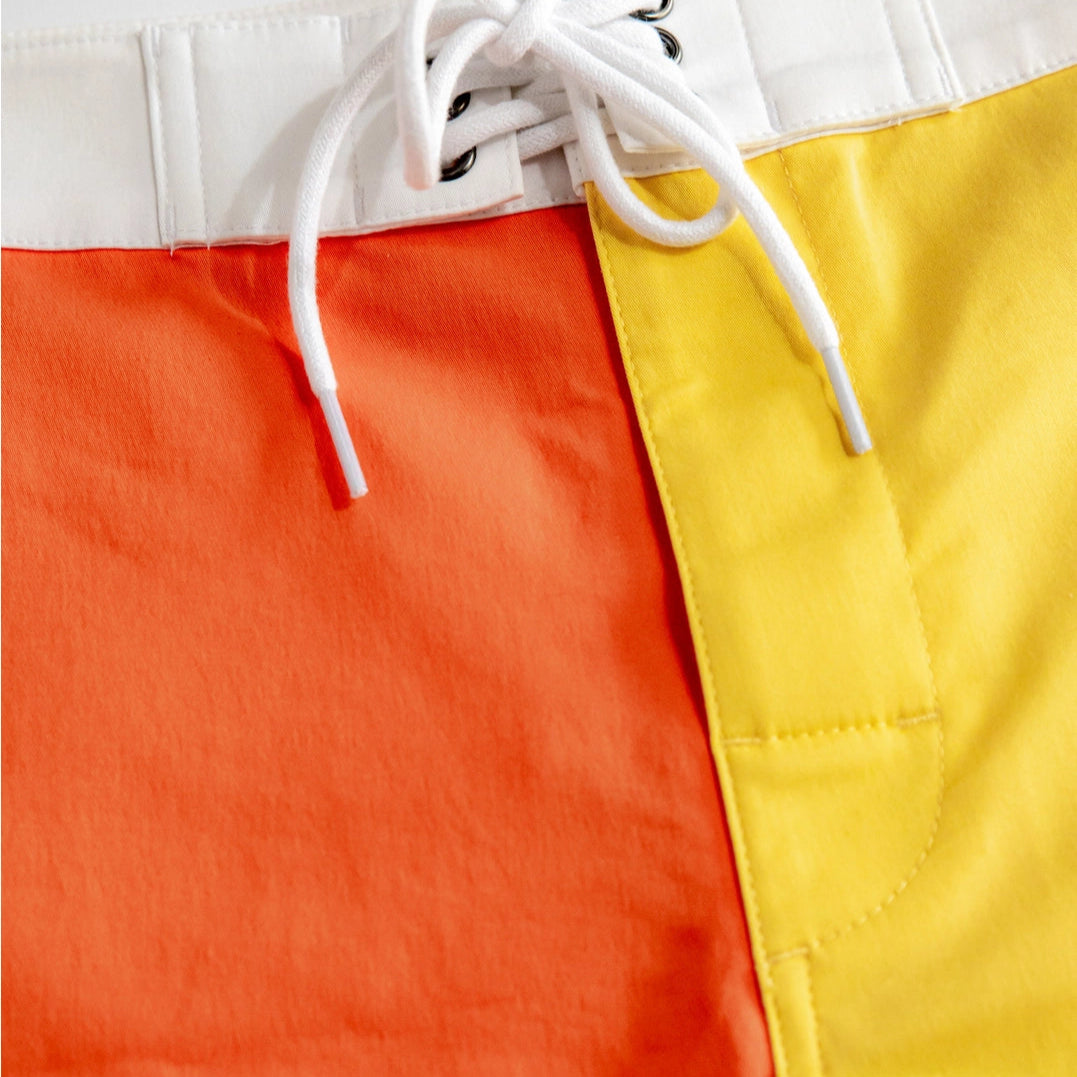 Board Rider Swim Trunk: Yellow/Orange